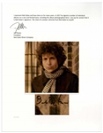 Bob Dylan Signed Double Album ''Blonde on Blonde'' -- With PSA/DNA, Roger Epperson & Jeff Rosen COAs